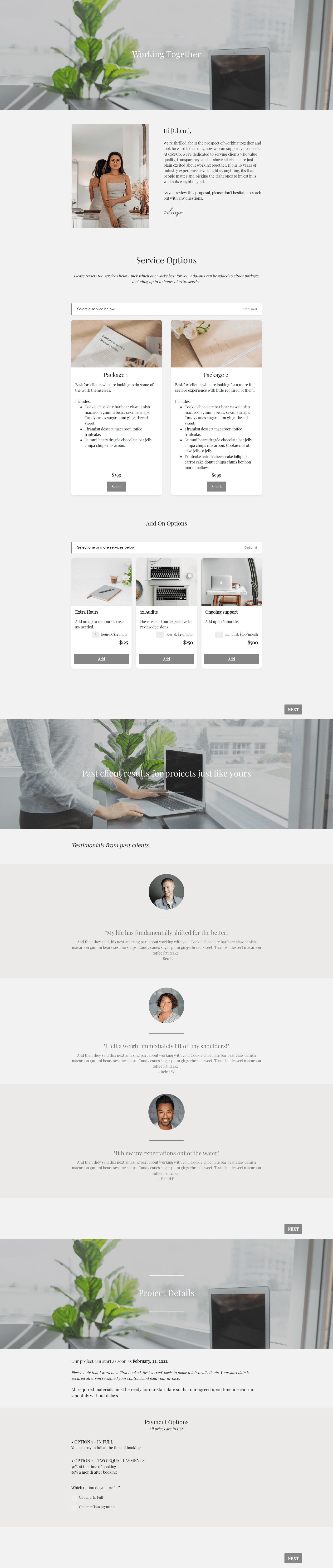 Services Brochure