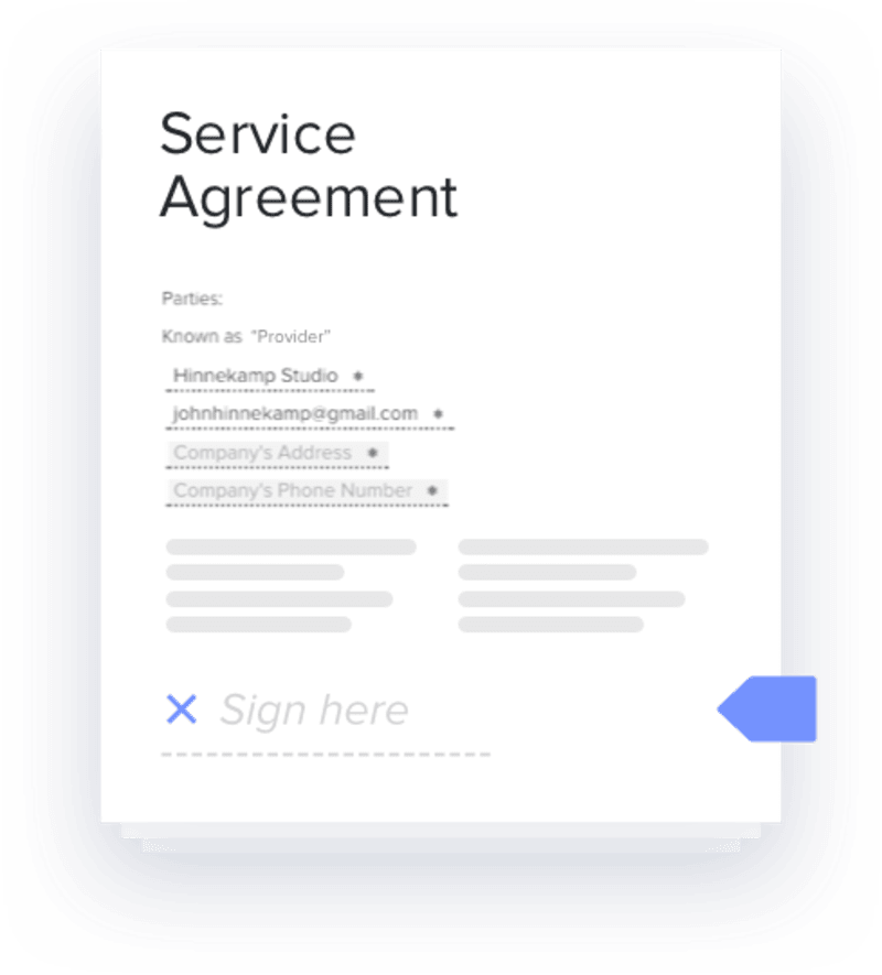 Contractor contract templates