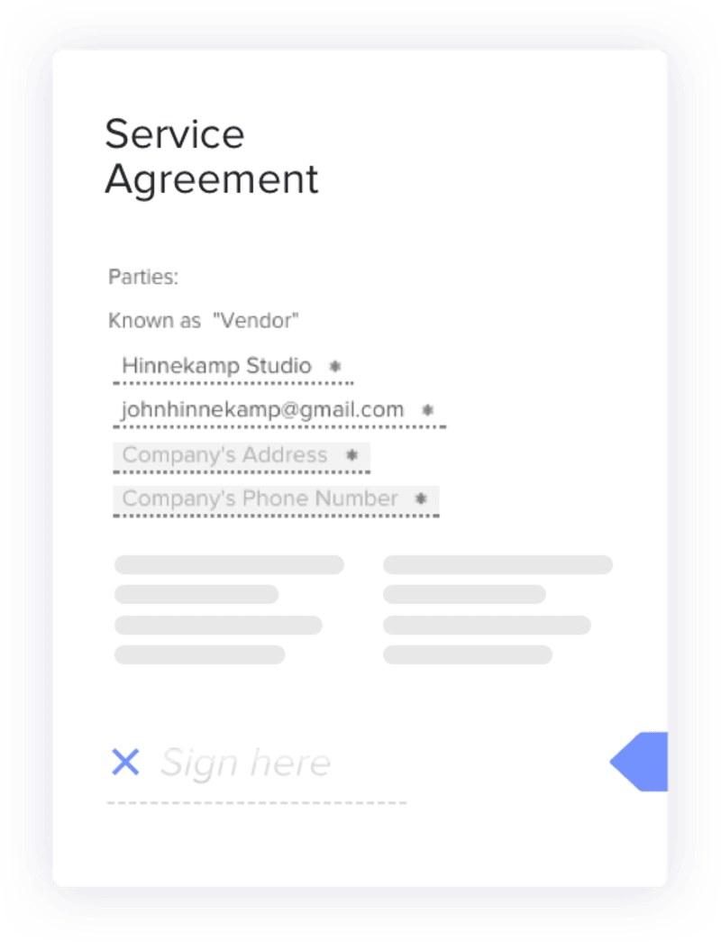 online contract with florist software